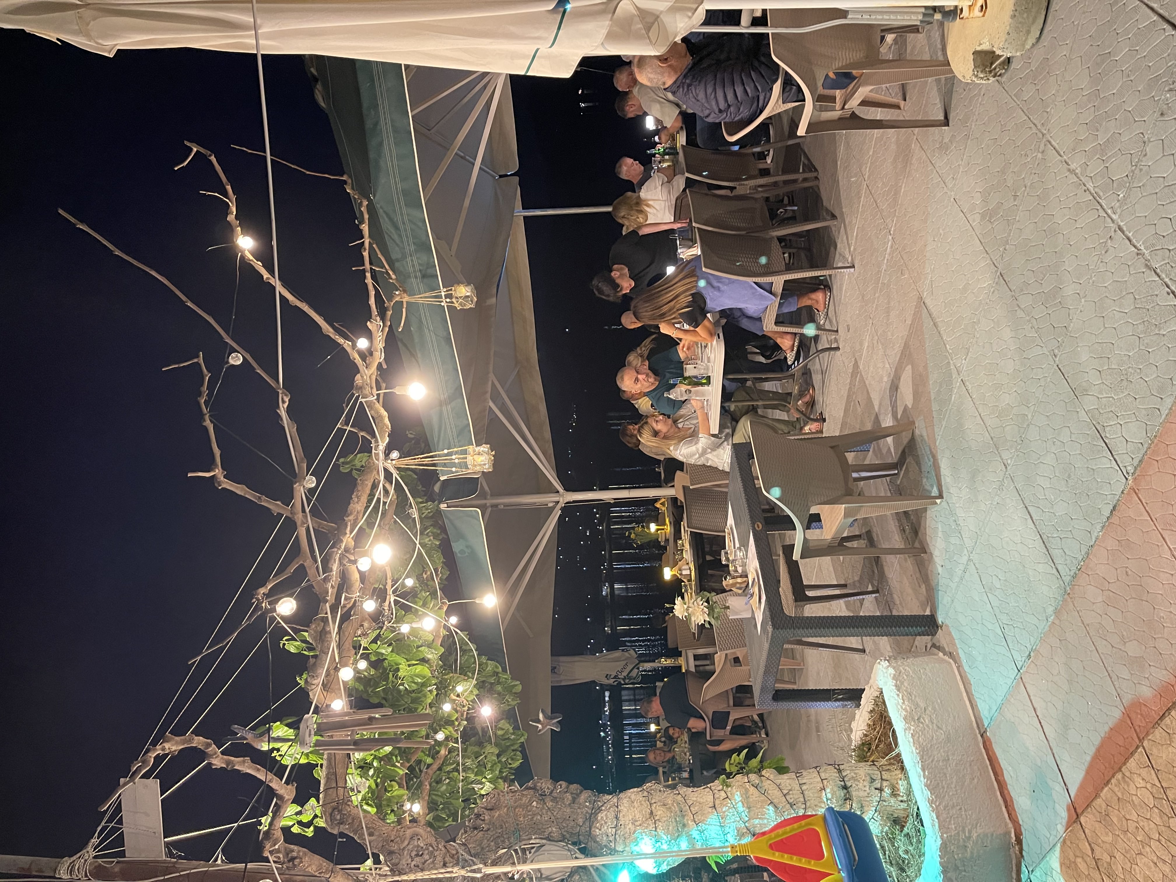 Evening at Anthos Tavern