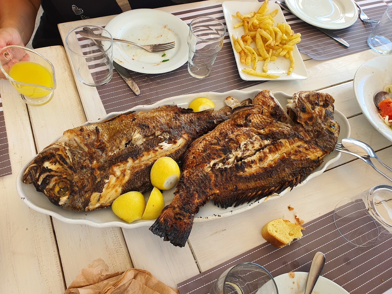 Fresh fish at Anthos