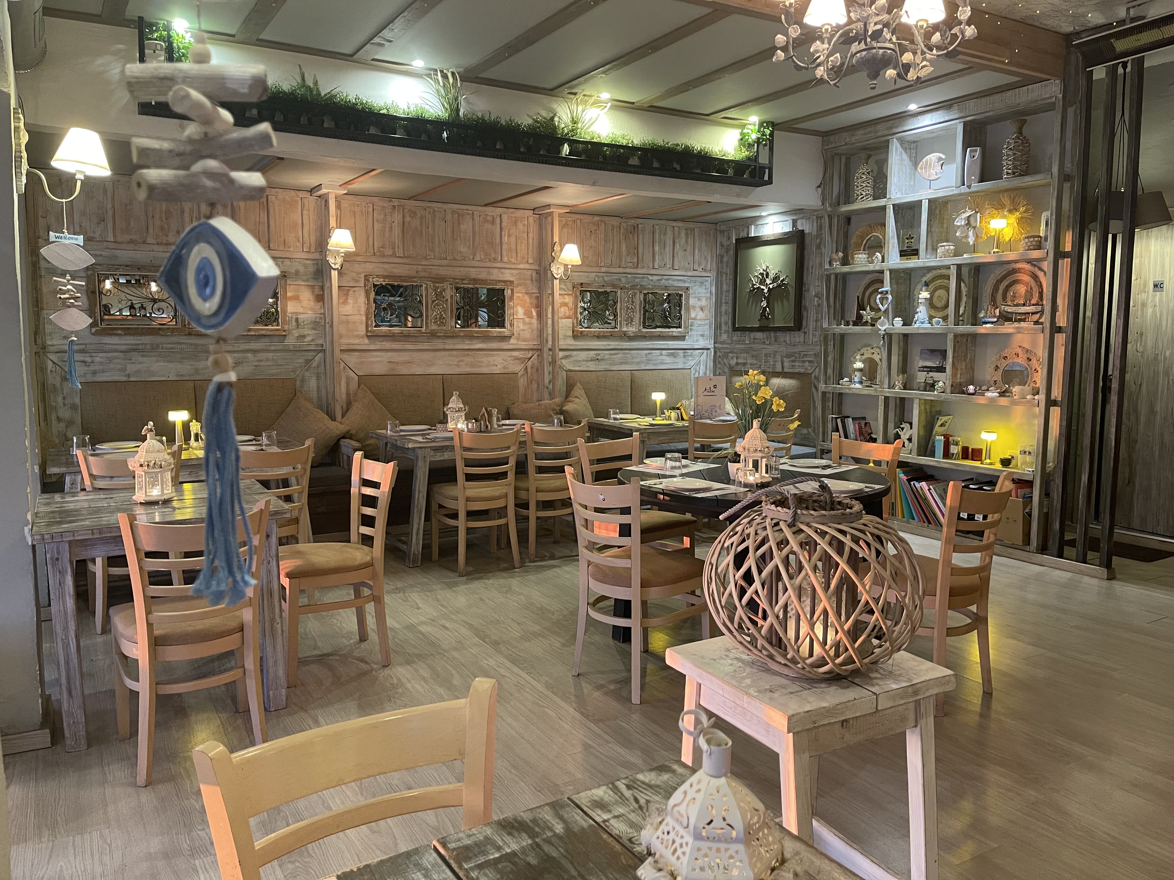 Inside Anthos Tavern