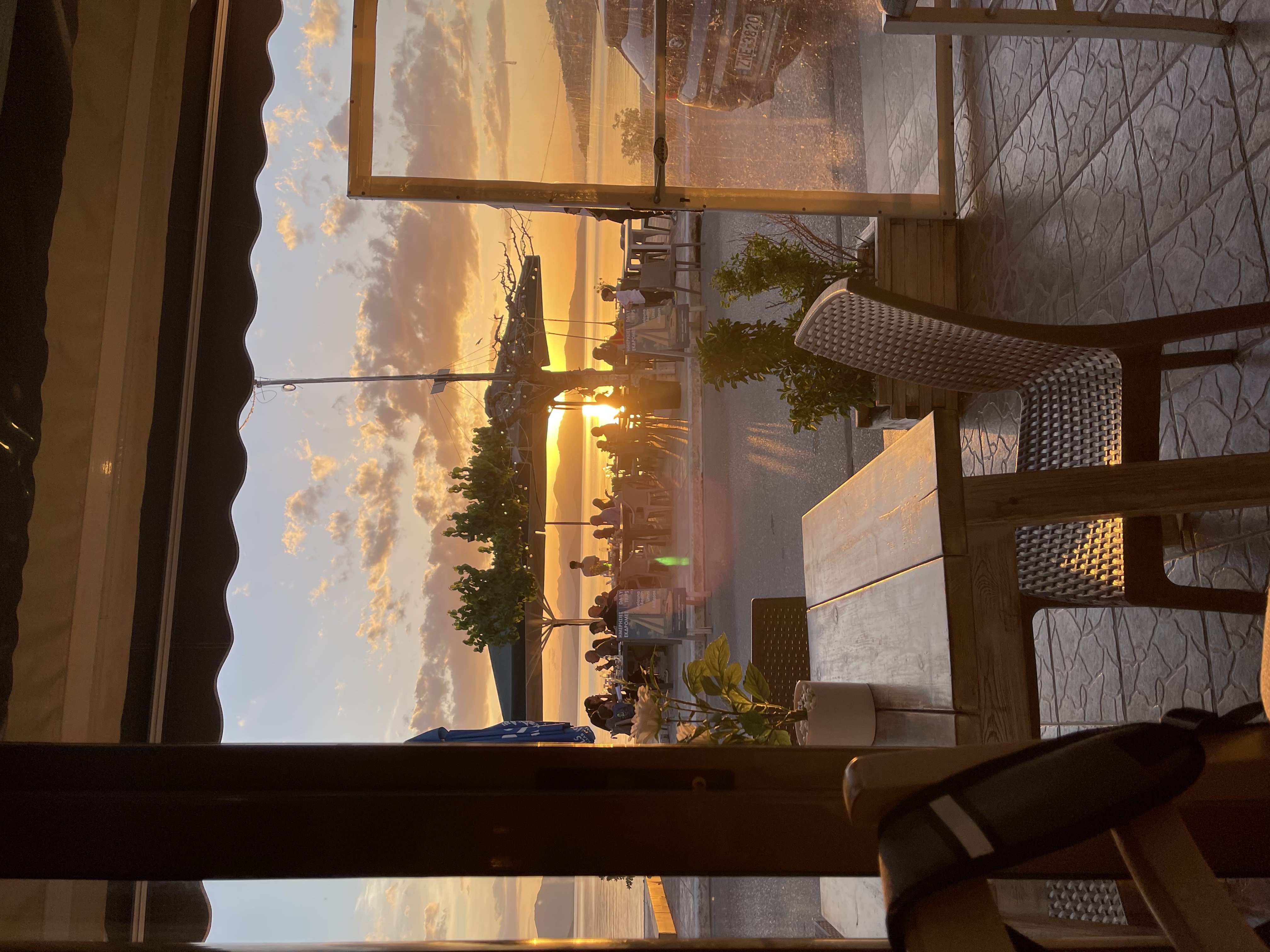 Sunset view from Anthos